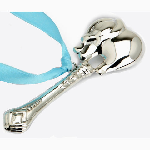 Elephant Sterling Silver Baby Rattle by Krysaliis