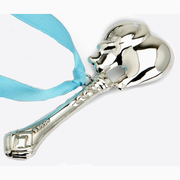 Elephant Sterling Silver Baby Rattle by Krysaliis