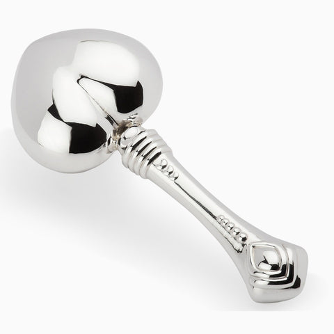 Heart Sterling Silver Baby Rattle by Krysaliis
