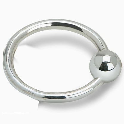Single Ring Sterling Silver Teether Rattle by Krysaliis
