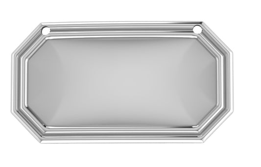 Krysaliis Silver Plate Classic Engravable Decanter Label