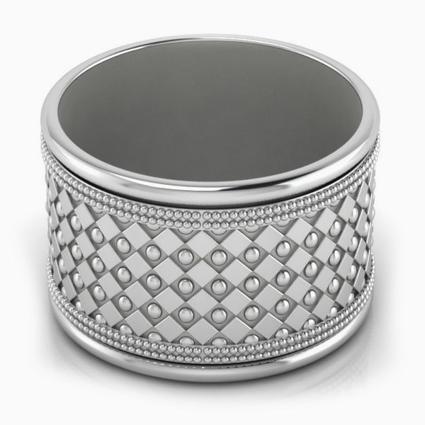 Gothic Silver-plate Napkin Rings by Krysaliis - Set of 4