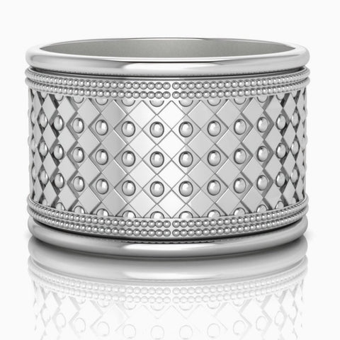 Gothic Silver-plate Napkin Rings by Krysaliis - Set of 4