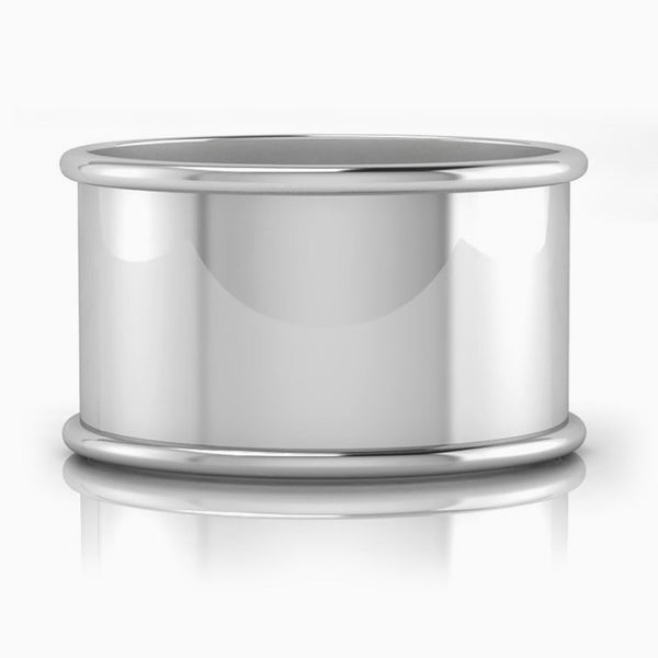 Classic Oval Silver-plate Napkin Rings by Krysaliis - Set of 4