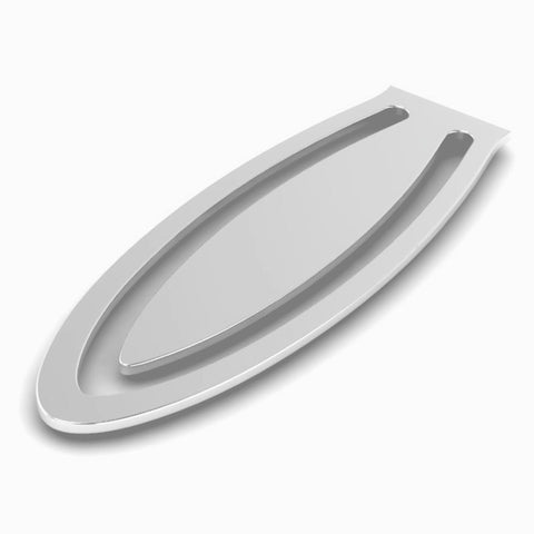 Oval Sterling Silver Bookmark by Krysaliis
