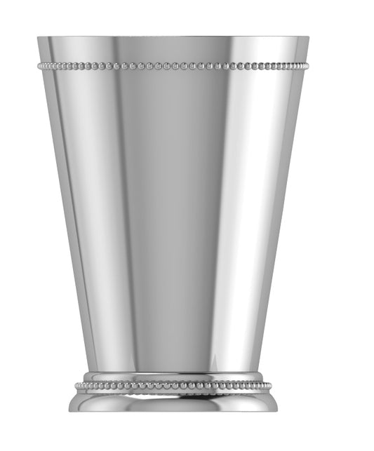 Krysaliis Silverplate Beaded Mint Julep Cup - 9oz