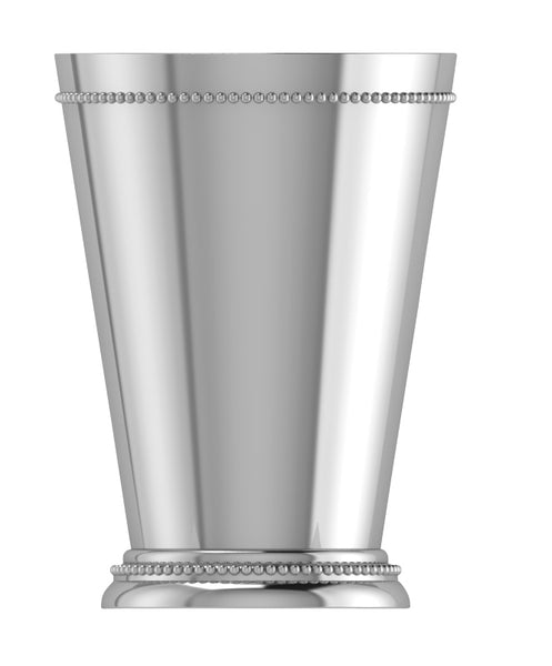 Krysaliis Silverplate Beaded Mint Julep Cup - 9oz